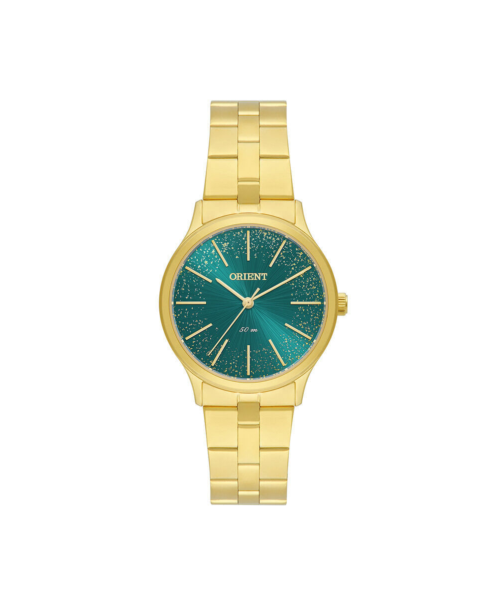 relógio feminino orient analógico fgss0235e1kx dourado