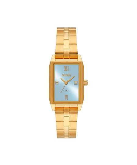 relógio feminino orient analógico lgss0074 d3kx dourado UNICO
