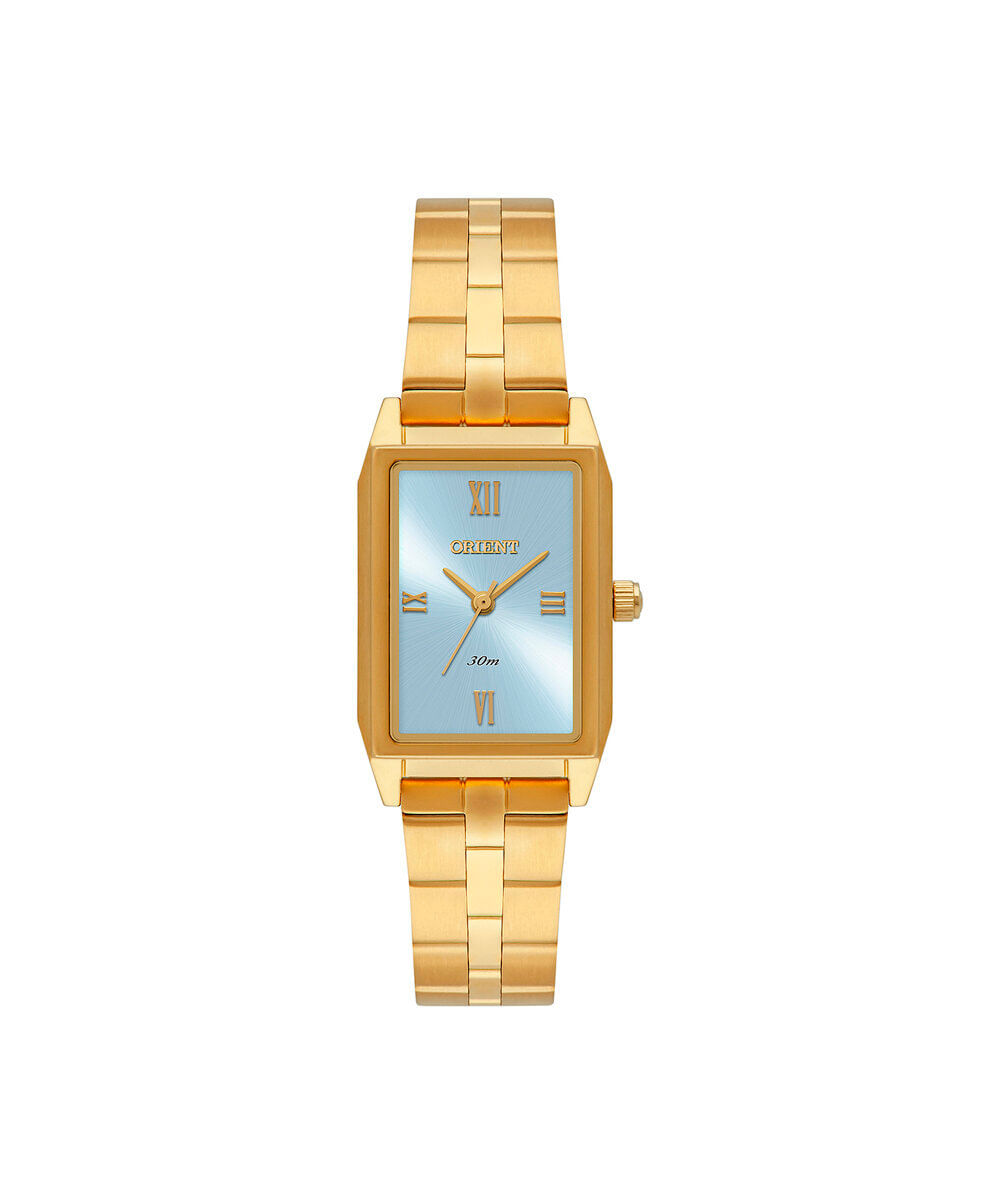 relógio feminino orient analógico lgss0074 d3kx dourado