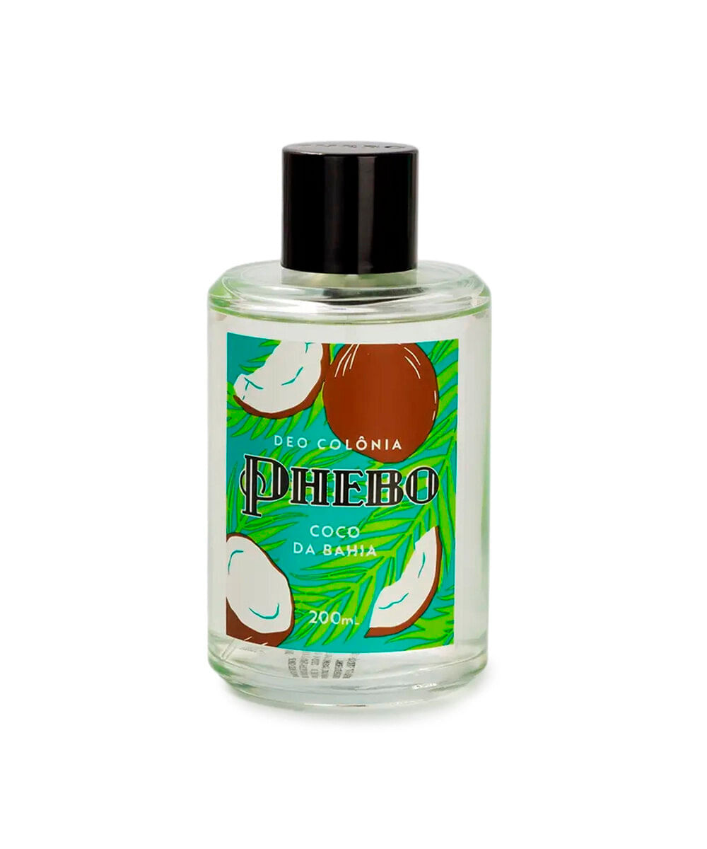 perfume unissex phebo colônia coco da bahia 200ml
