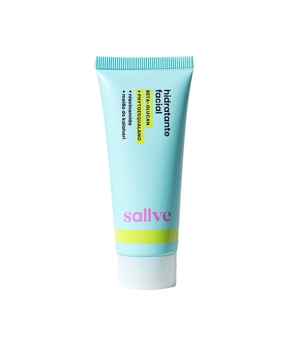 hidratante facial sallve com niacinamida 40g