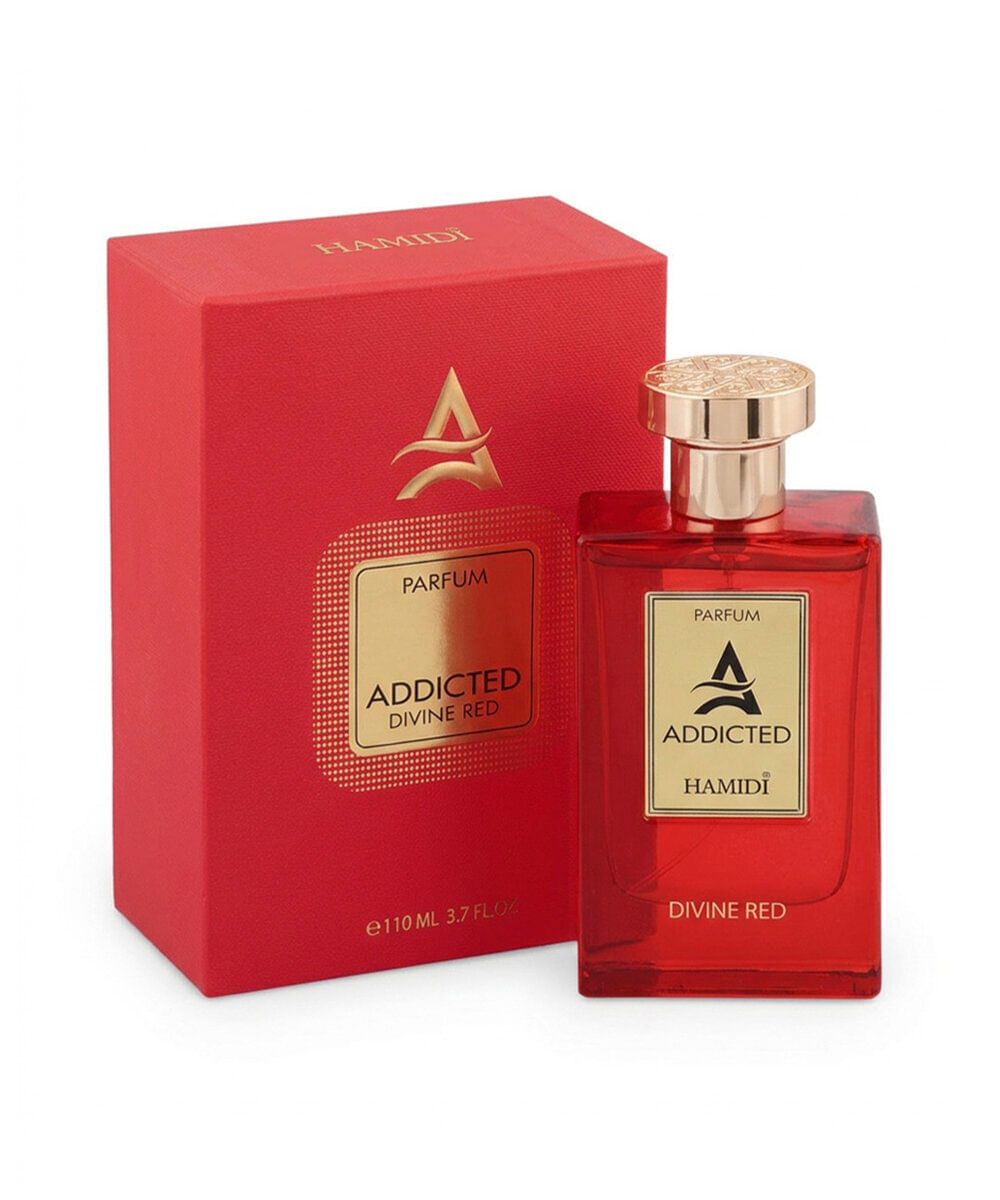 perfume feminino hamidi eau de parfum addicted divine red 120ml