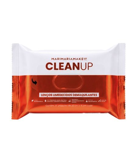 lenço demaquilante mari maria cleanup com 25 unidades UNICO