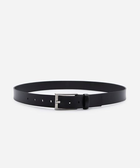 cinto com fivela retangular preto G