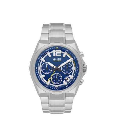 relógio masculino orient cronógrafo mbssc281 d2sx prateado UNICO