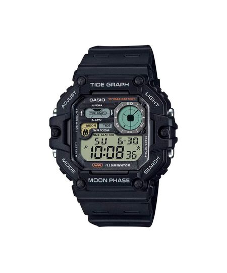 relógio masculino casio digital ws 1700h 1avdf preto UNICO