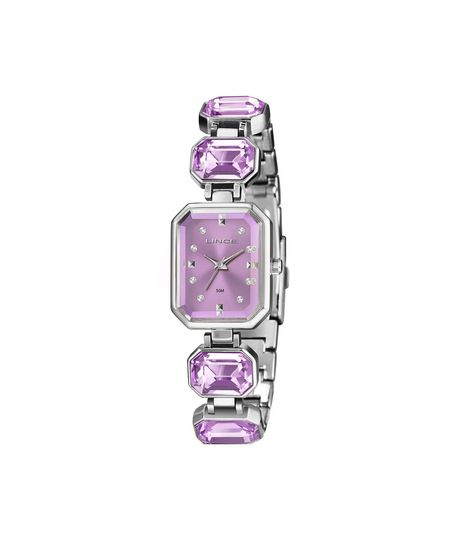 relógio feminino lince analógico lqm4871l23 u1su prateado UNICO