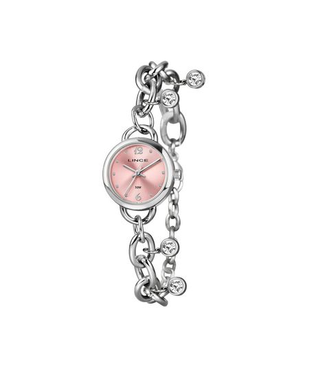 relógio feminino lince analógico lrm4877l25 r2sx prateado UNICO