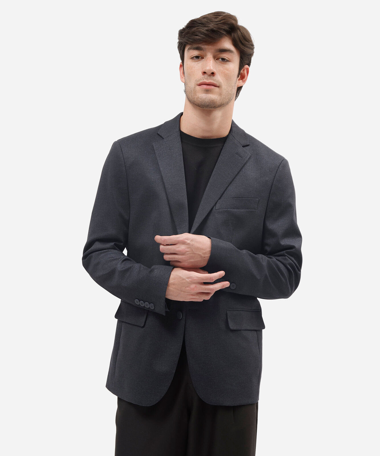 blazer de alfaiataria masculino azul