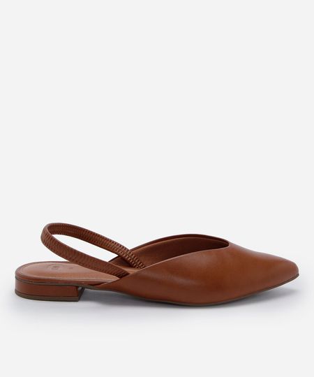 sapatilha feminina slingback oneself marrom 38