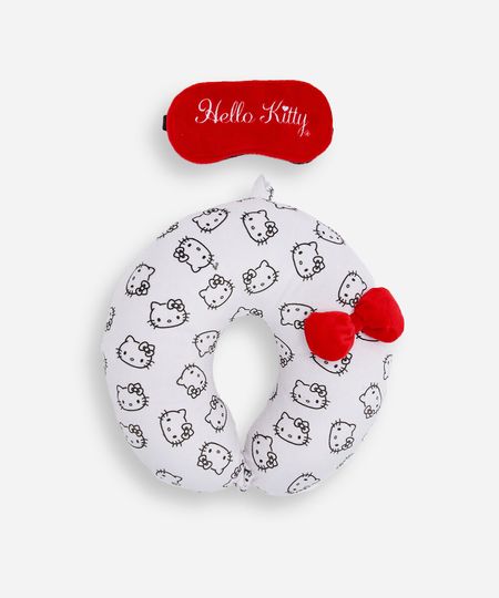 apoio de pescoço hello kitty com máscara off white UNICO