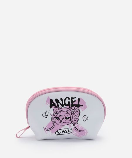 necessaire meia lua angel off white UNICO