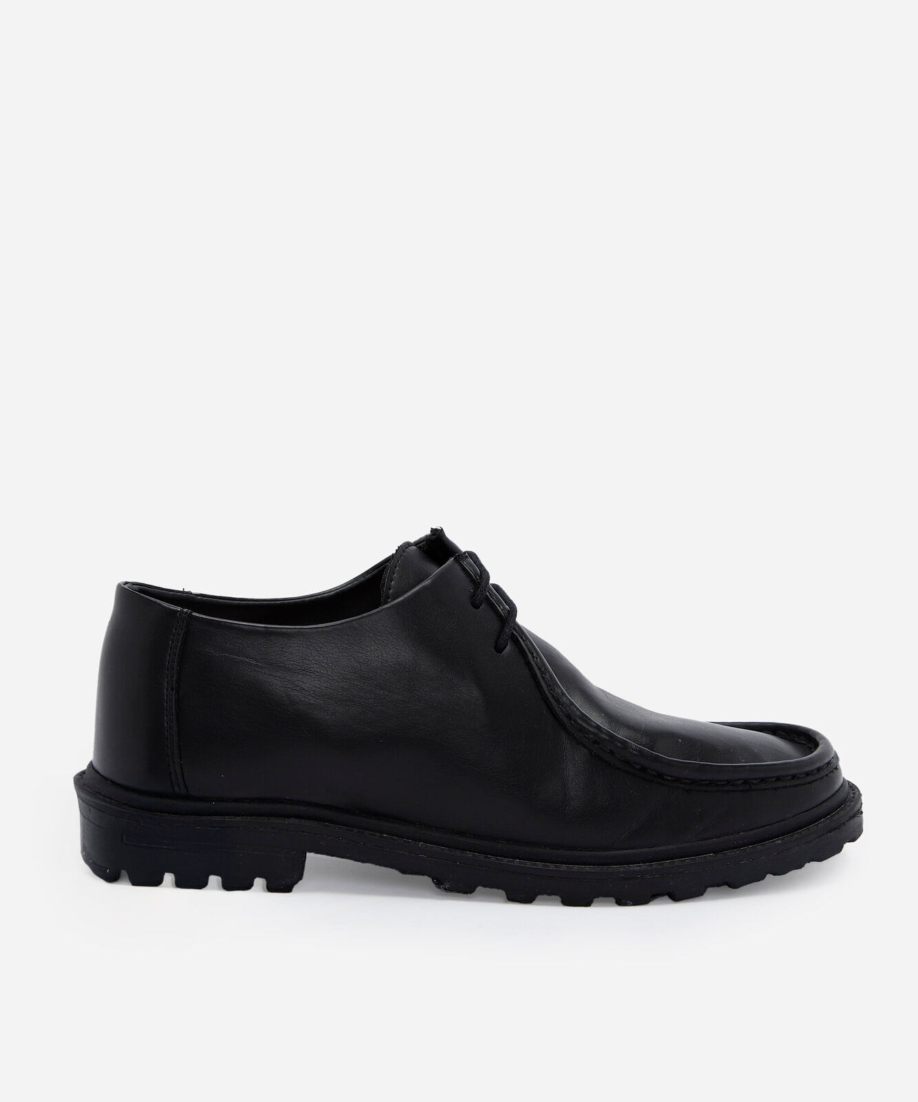 mocassim dockside masculino em pu tratorado preto