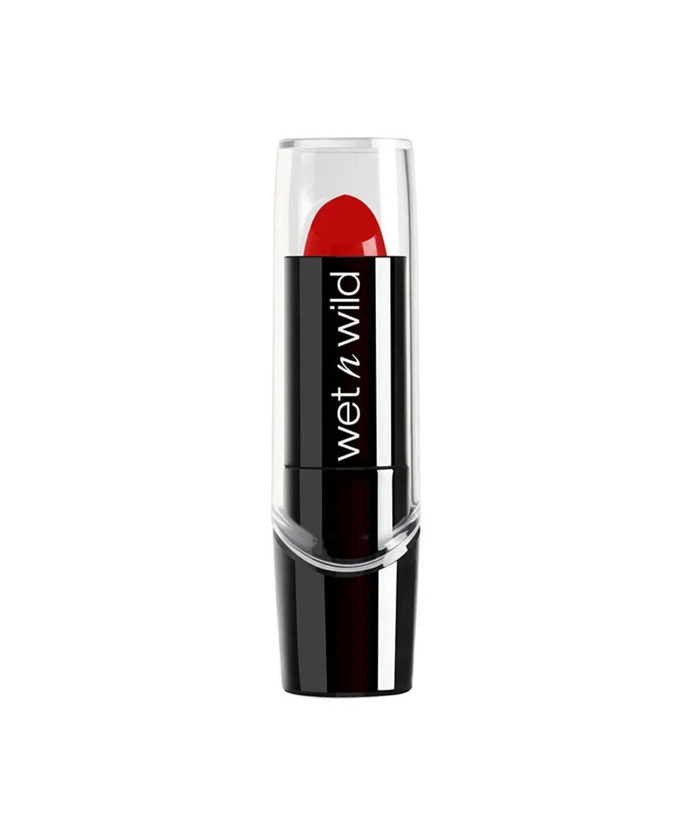 batom cremoso wet n wild silk finish lipstick hot red
