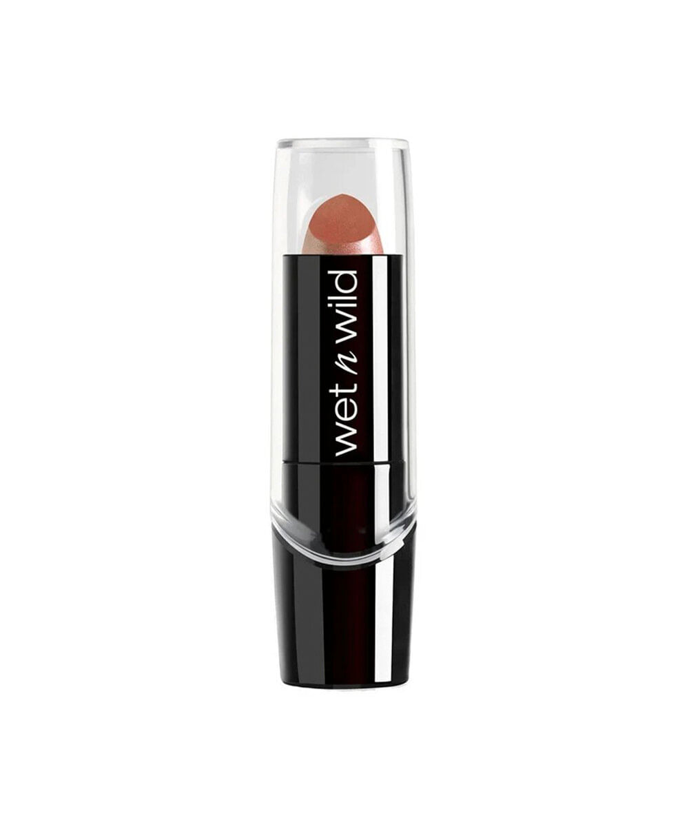 batom cremoso wet n wild silk finish lipstick dark pink frost