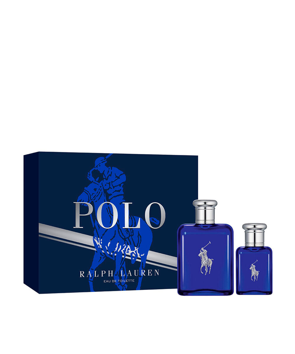kit perfume masculino ralph lauren polo set 25 polo blue edt 125ml e 40ml