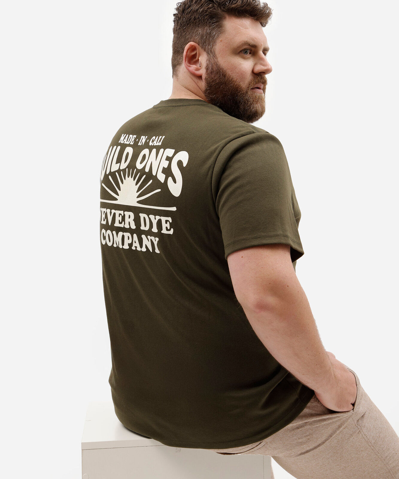 camiseta masculina com algodão manga curta estampada plus size verde