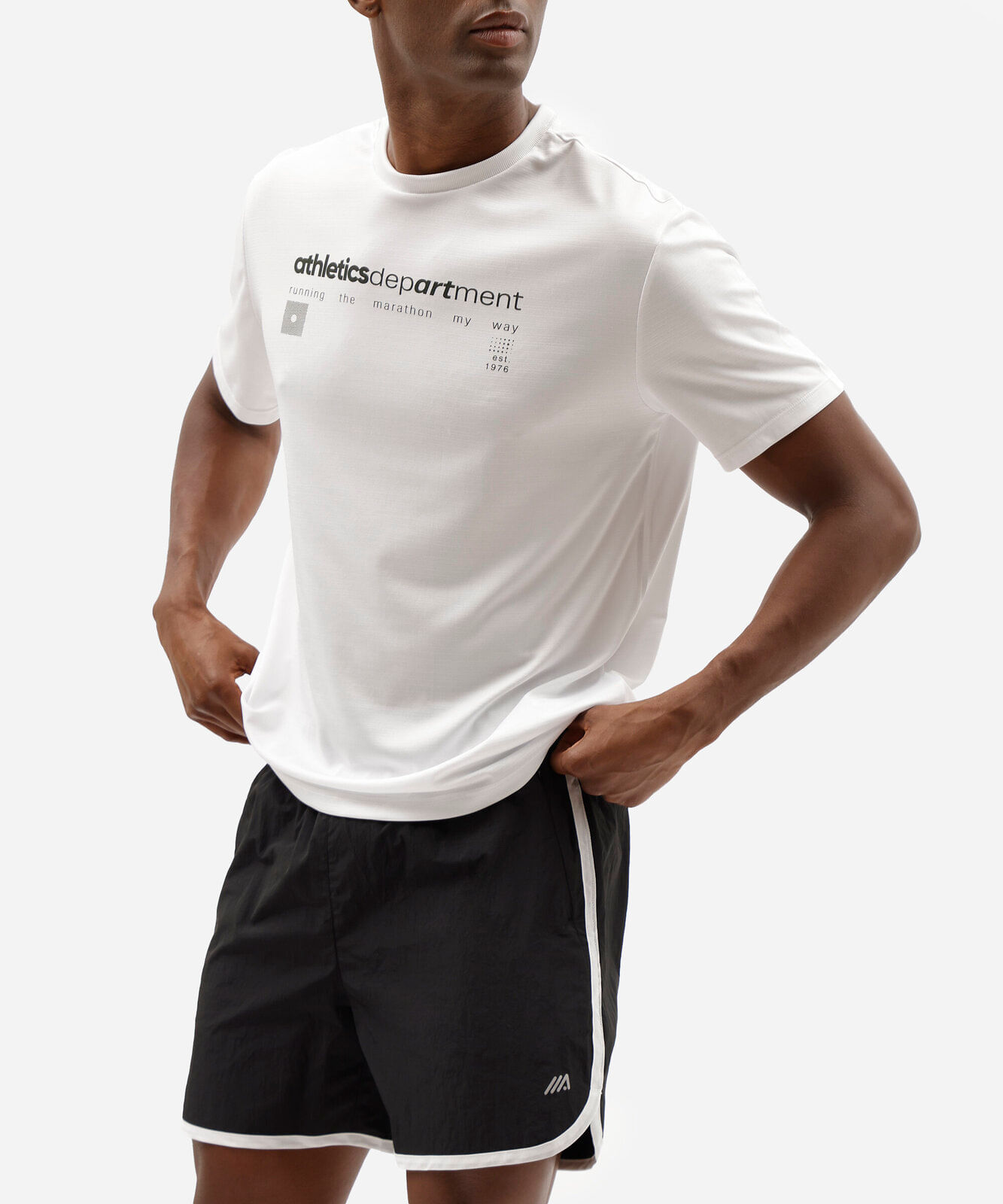 short esportivo masculino de poliamida preta