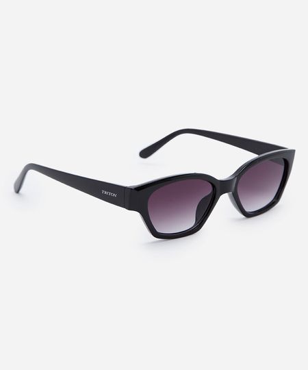 óculos de sol feminino gatinho de acetato triton preto UNICO