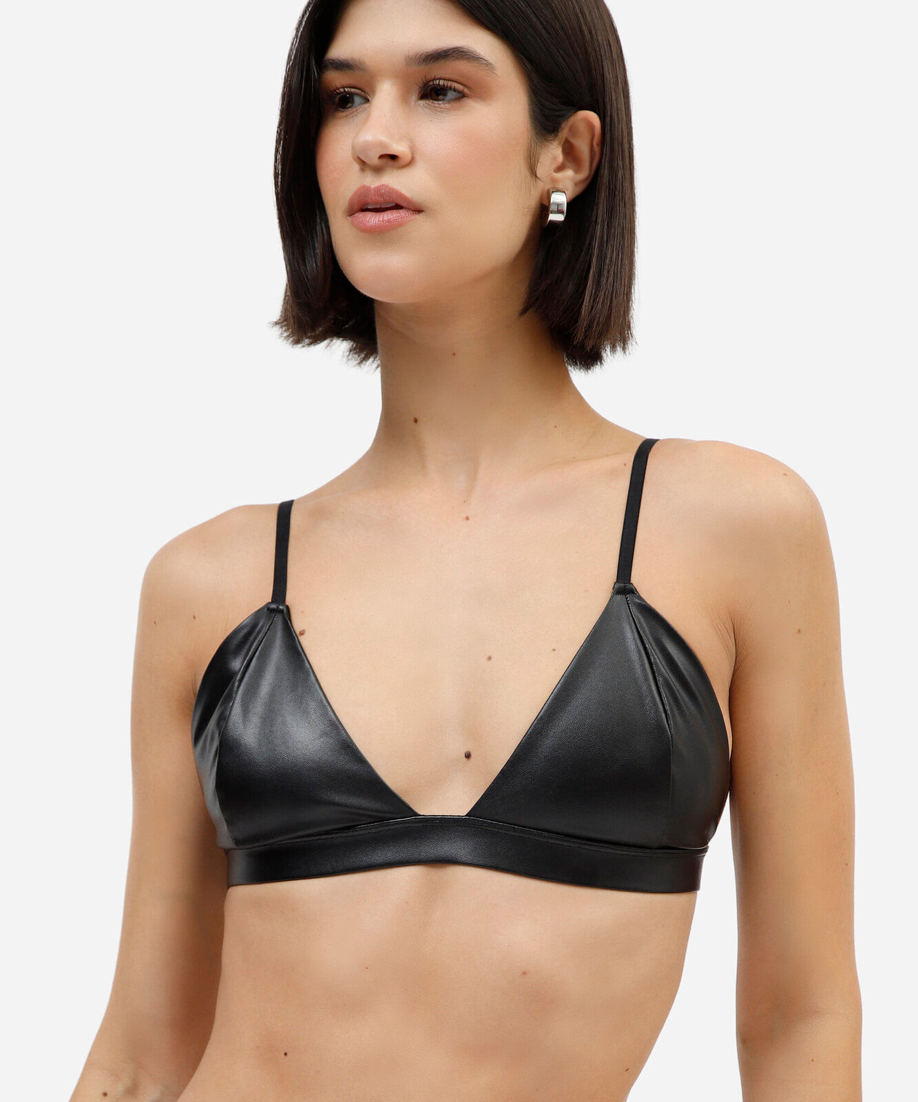 sutiã top triângulo feminino de pu rock in rio preto