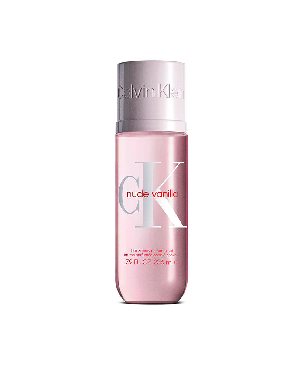 perfume unissex calvin klein nude vanilla body mist 236ml