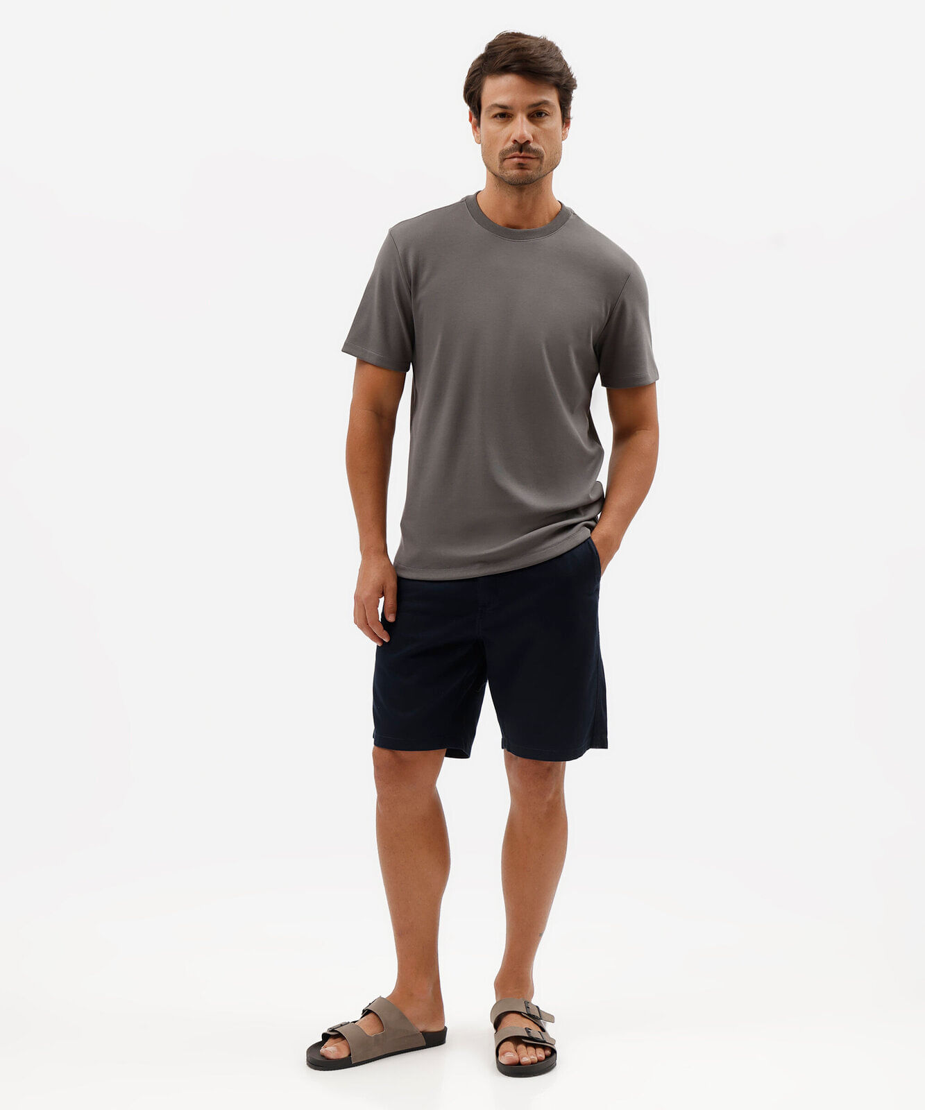 bermuda masculina com cordão azul