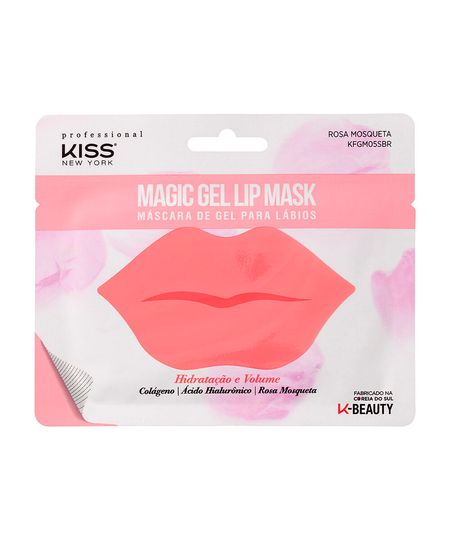 máscara para lábios kiss new york professional magic gel UNICO
