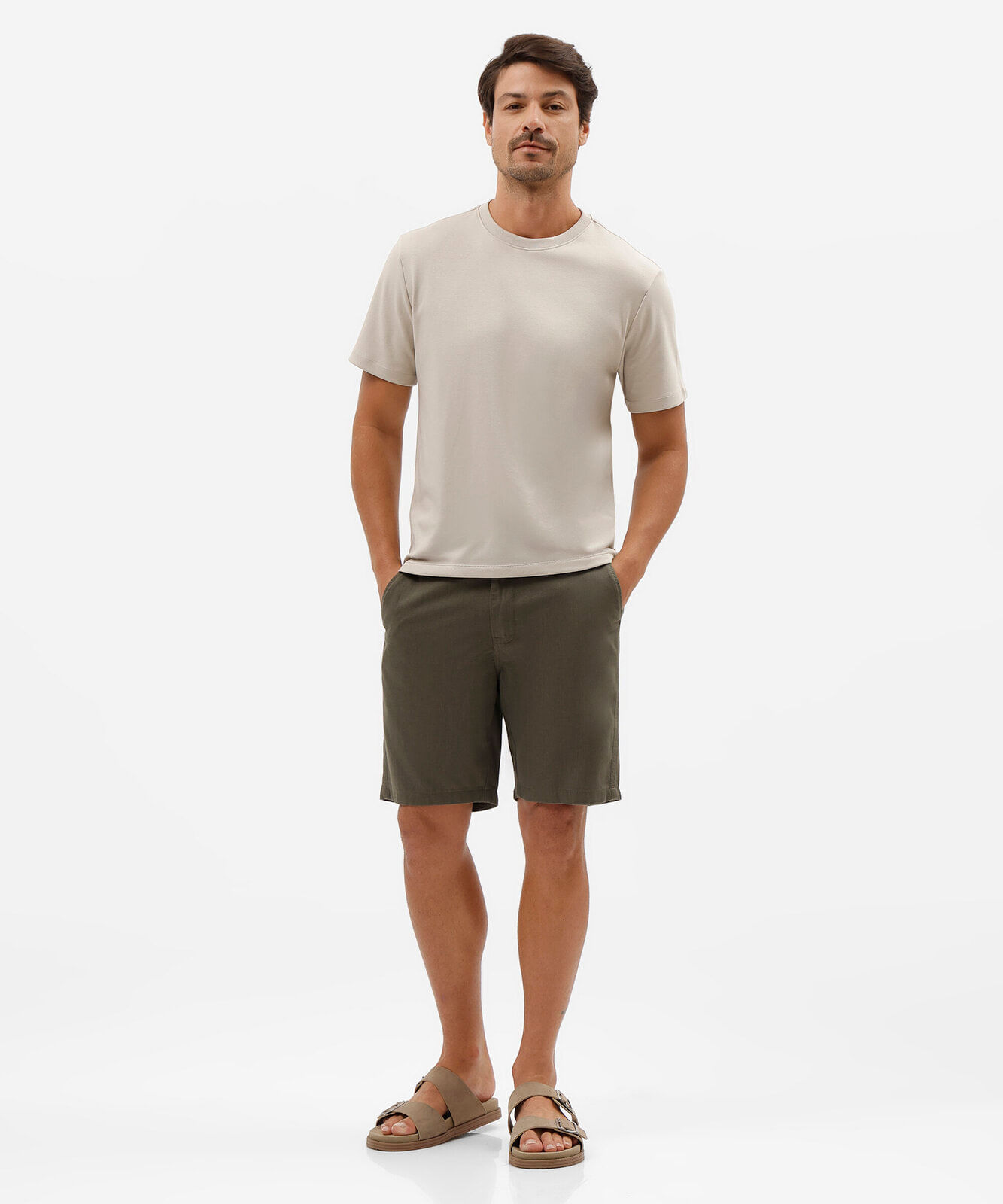 bermuda masculina com cordão verde
