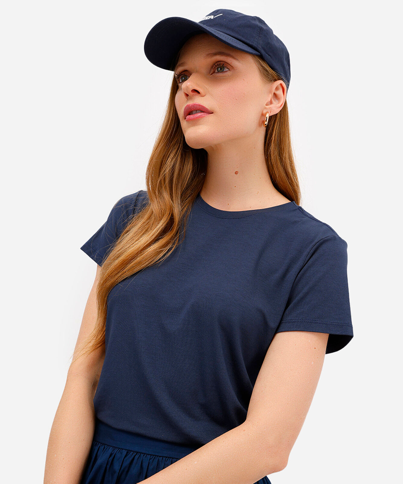 camiseta feminina manga curta AIRtech azul