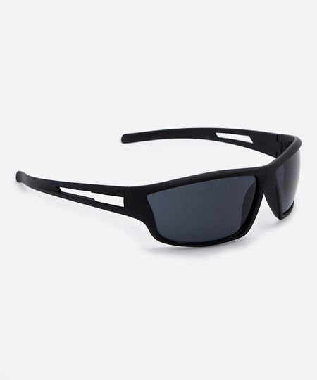óculos de sol masculino esportivo de acetato preto UNICO
