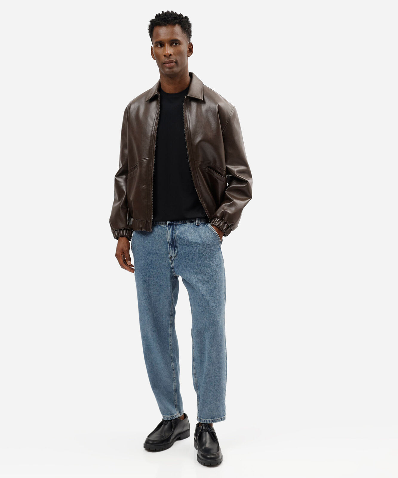 calça chino masculina jeans azul