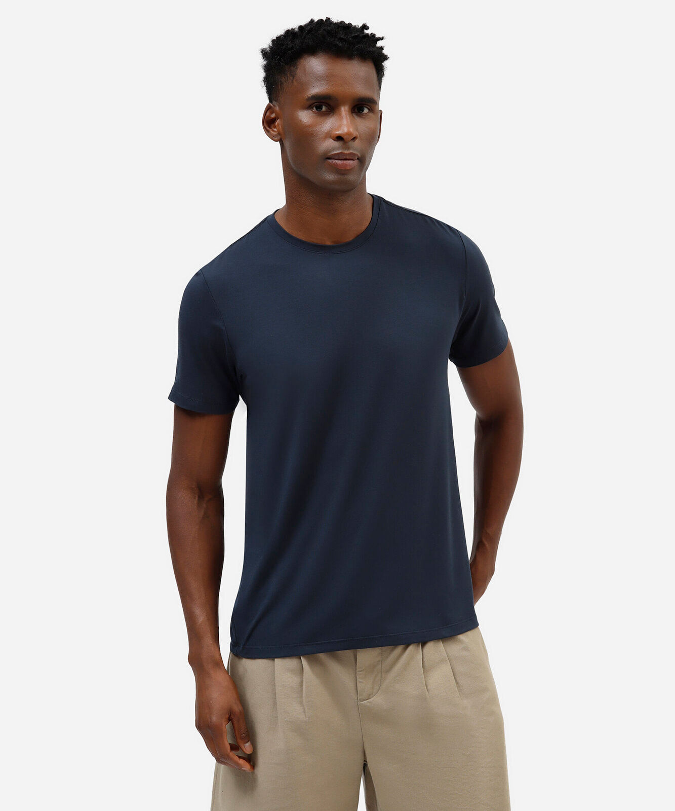 camiseta masculina manga curta airtech azul