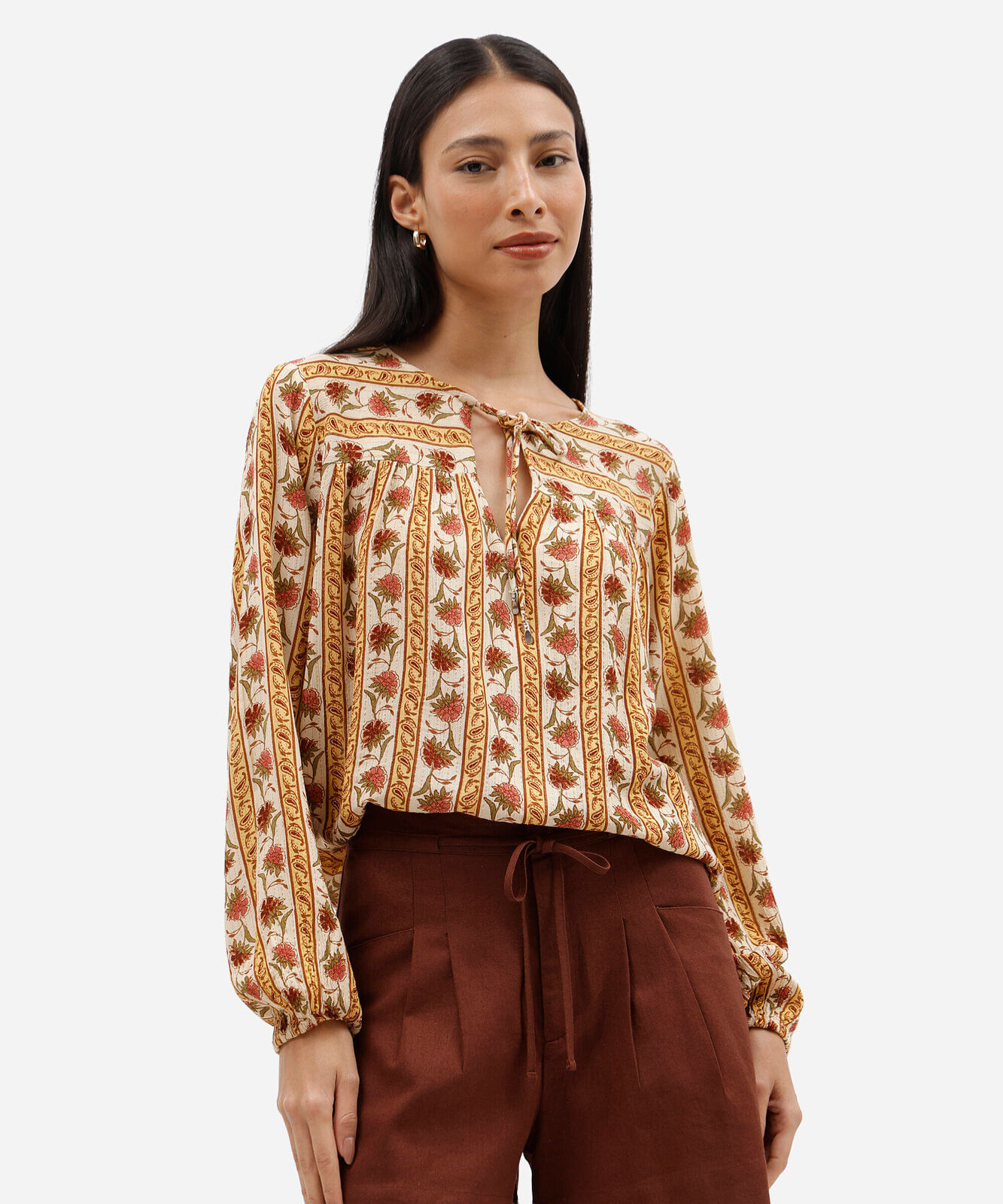 bata feminina de viscose com lurex manga longa amarela