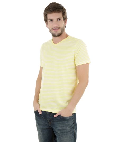 Camiseta-Listrada-Amarela-8259974-Amarelo_1