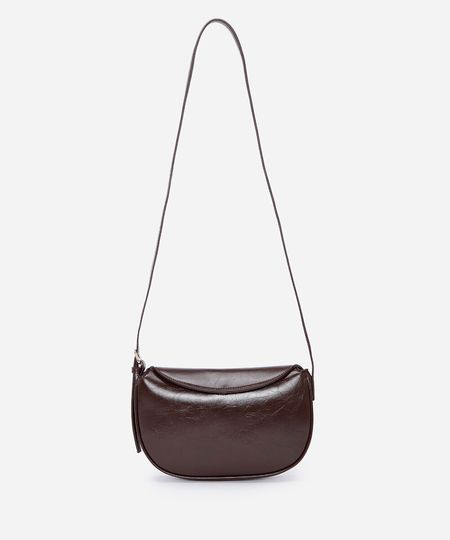 bolsa feminina transversal marrom UNICO