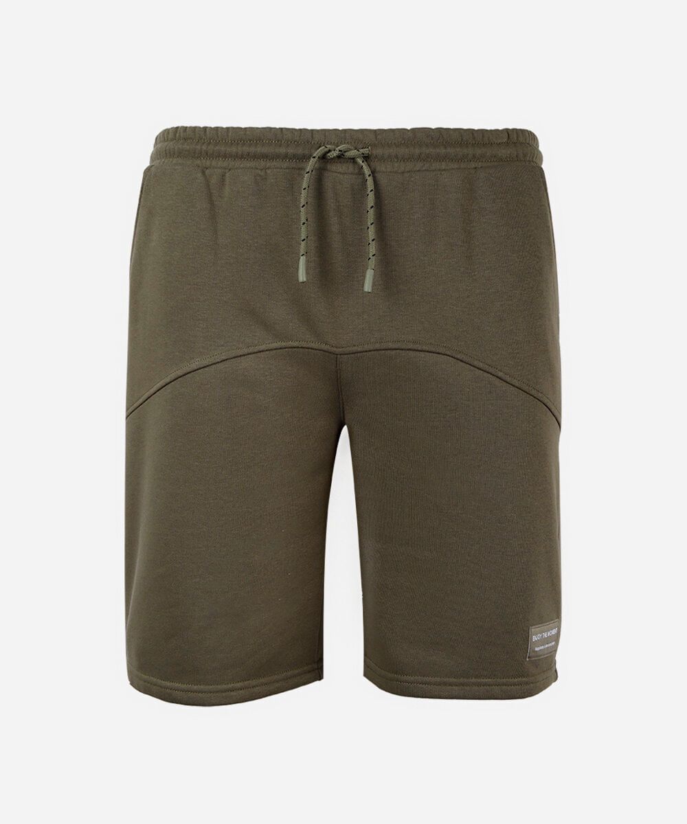 short juvenil moletom verde