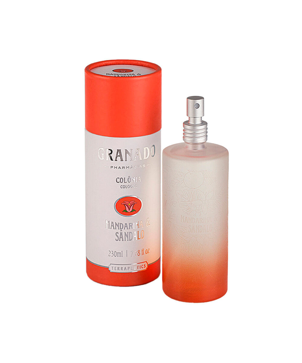 perfume unissex granado colônia mandarina e sândalo 230ml