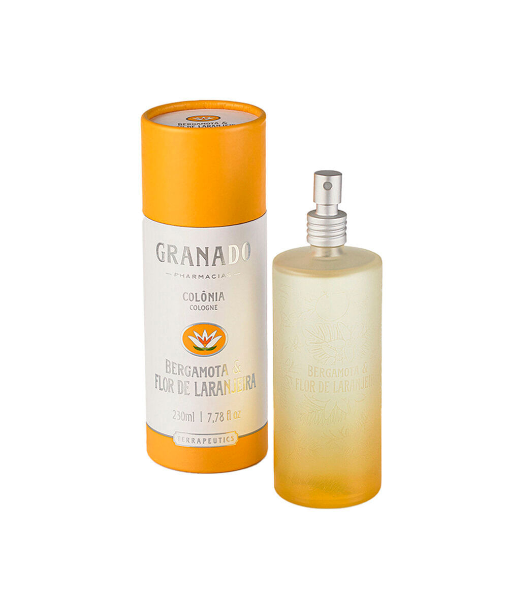 perfume unissex granado colônia bergamota e flor de laranjeira 230ml