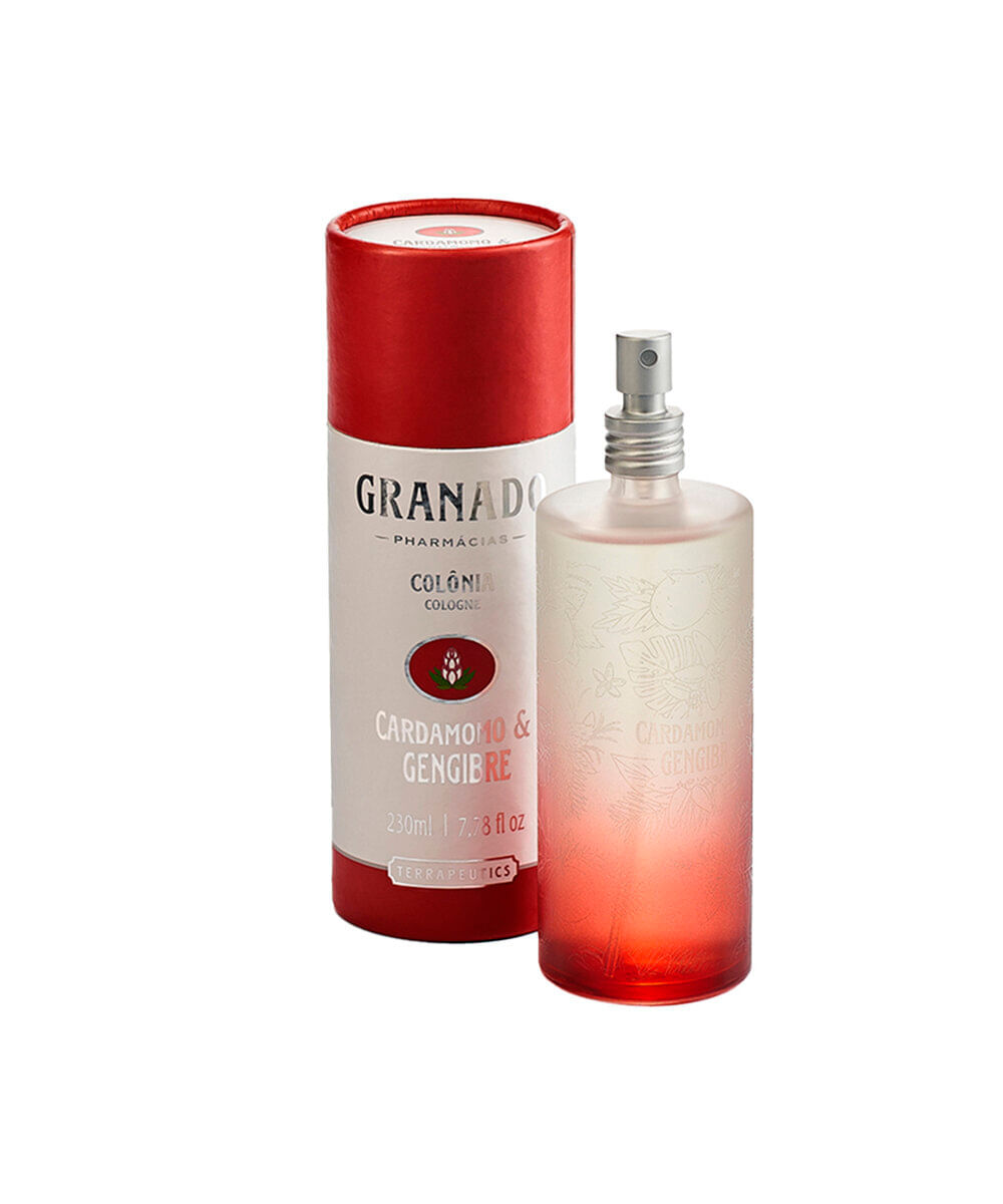 perfume unissex granado colônia cardamomo e gengibre 230ml