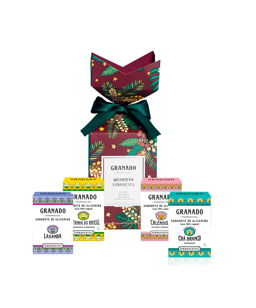 kit de 4 sabonetes granado