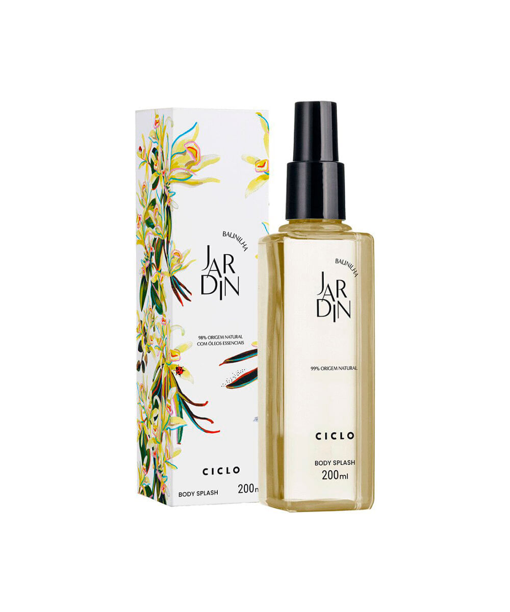 body splash feminino ciclo jardin baunilha 200ml