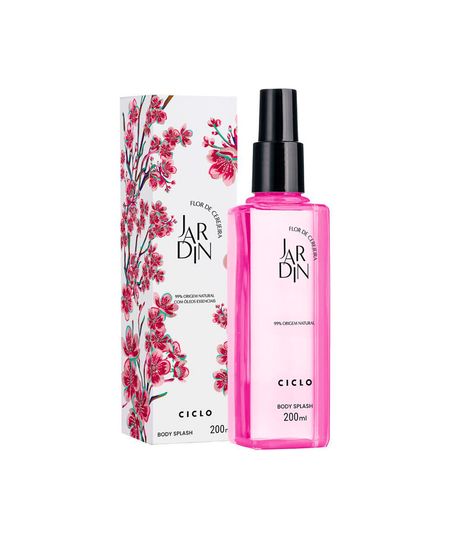 body splash feminino ciclo jardin flor de cerejeira 200ml 200 ML
