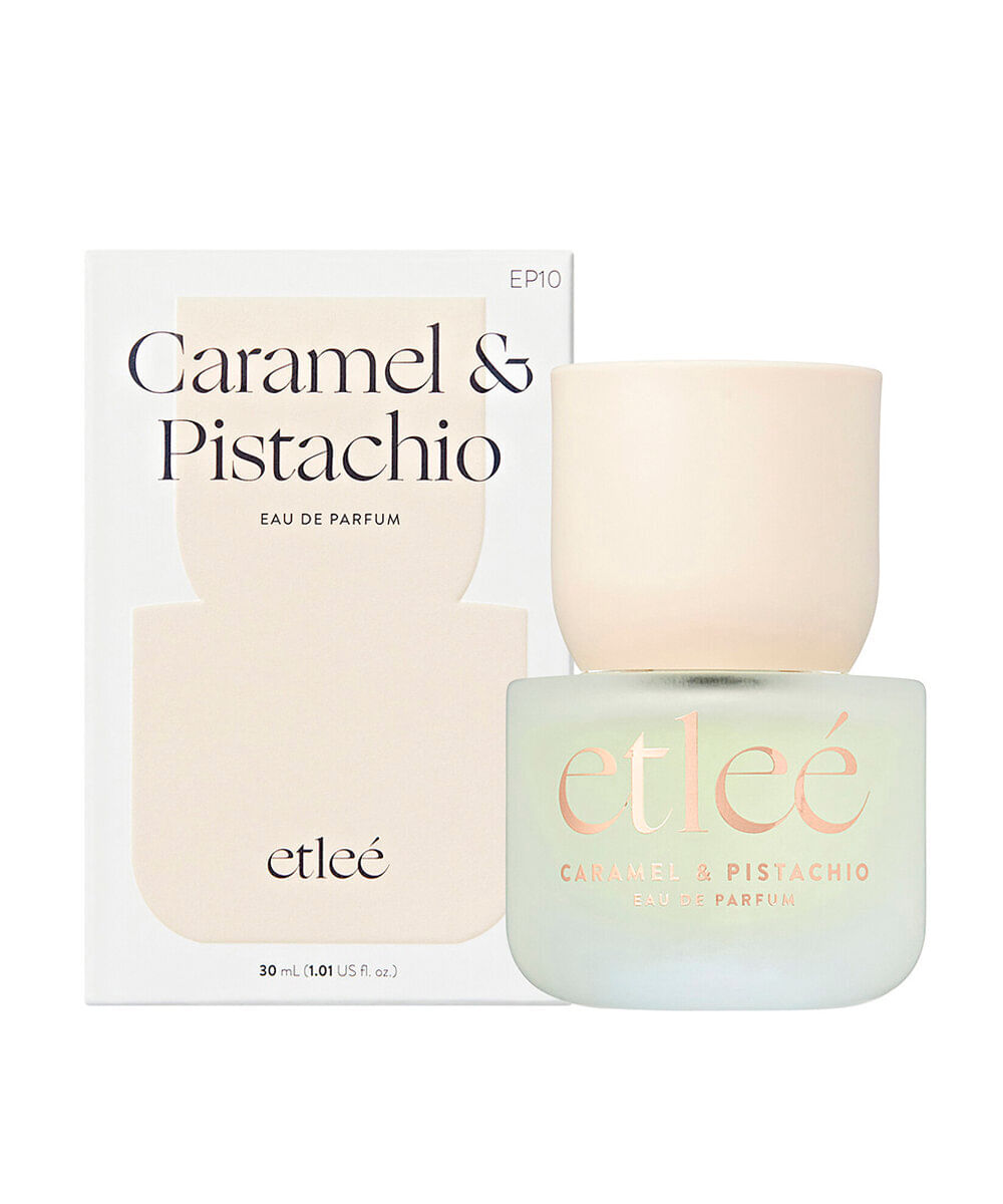 perfume feminino etleé caramel e pistachio edp 30ml