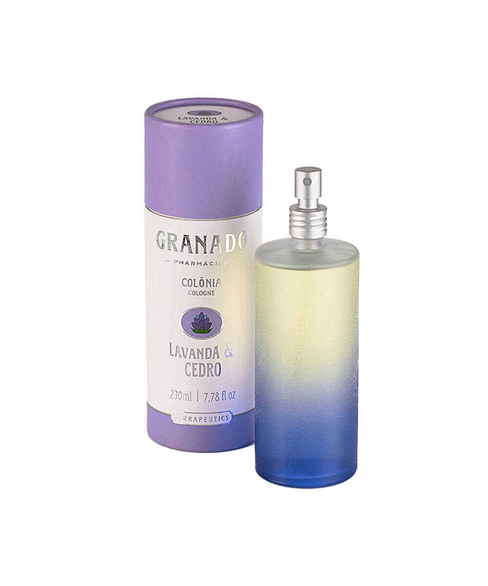 perfume unissex granado colônia lavanda e cedro 230ml