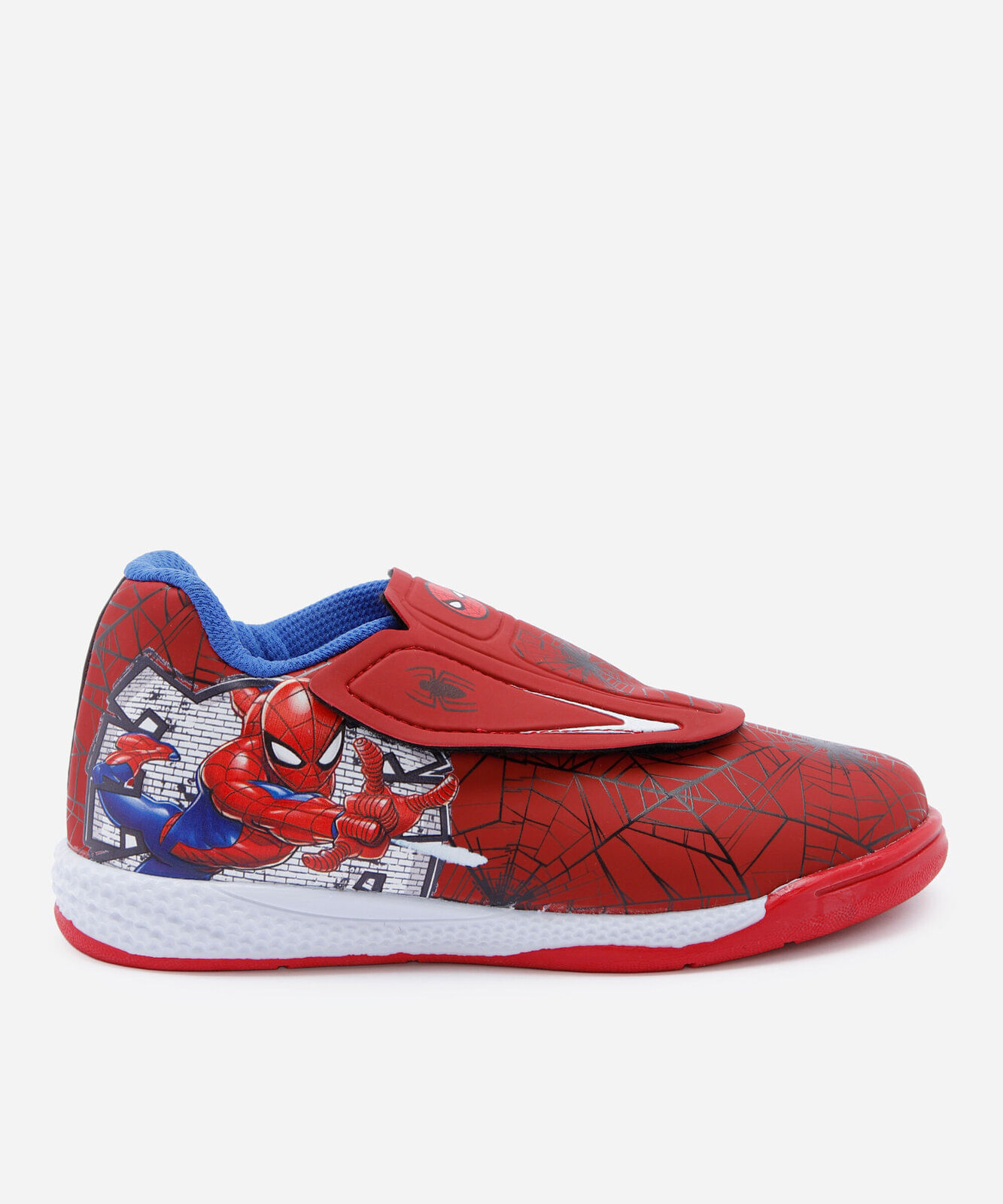 tênis chuteira infantil homem aranha vermelho
