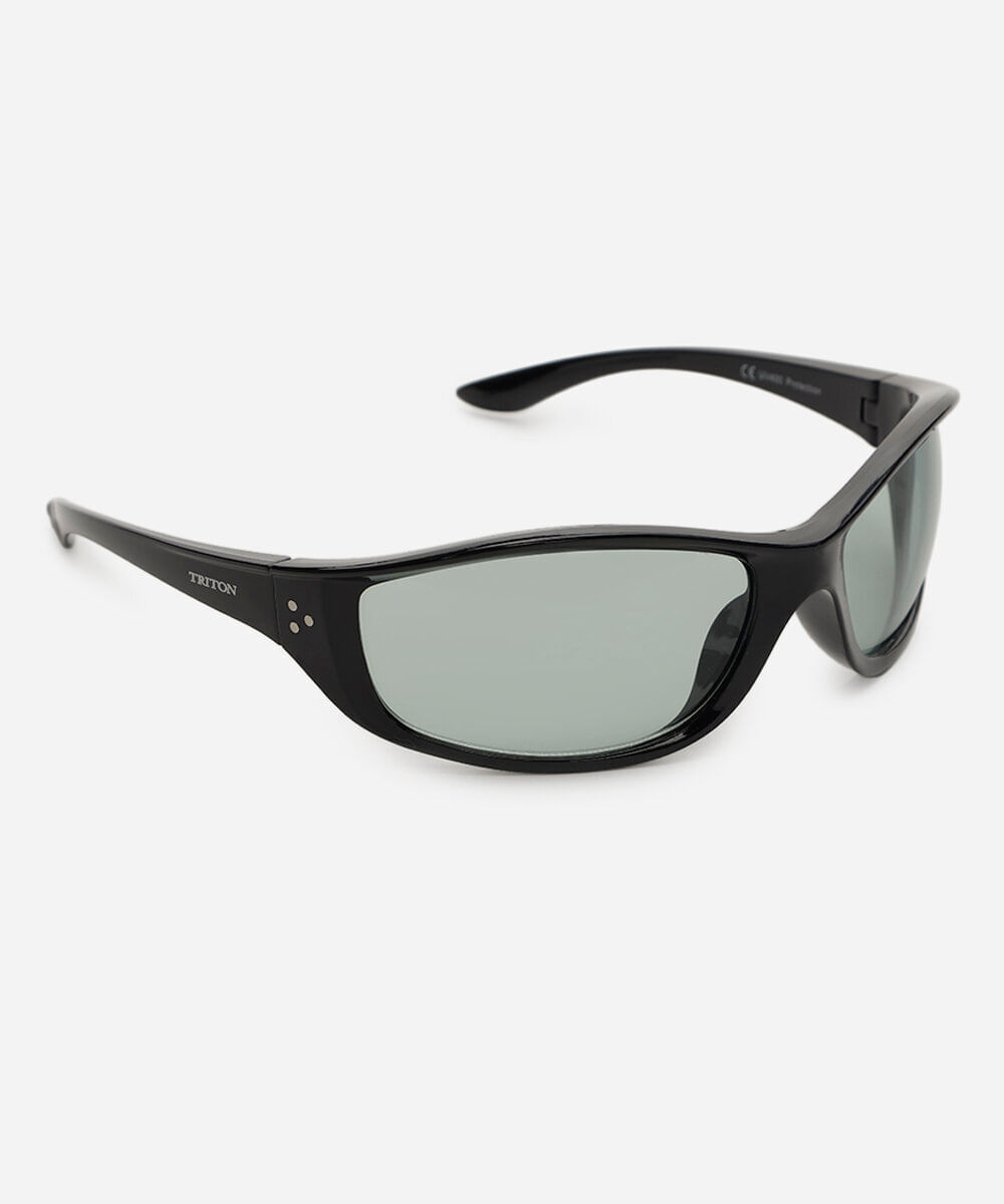 óculos de sol esportivo masculino de acetato triton preto