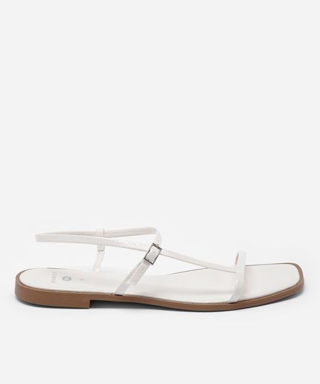 rasteirinha tira fina mindse7 off white 36