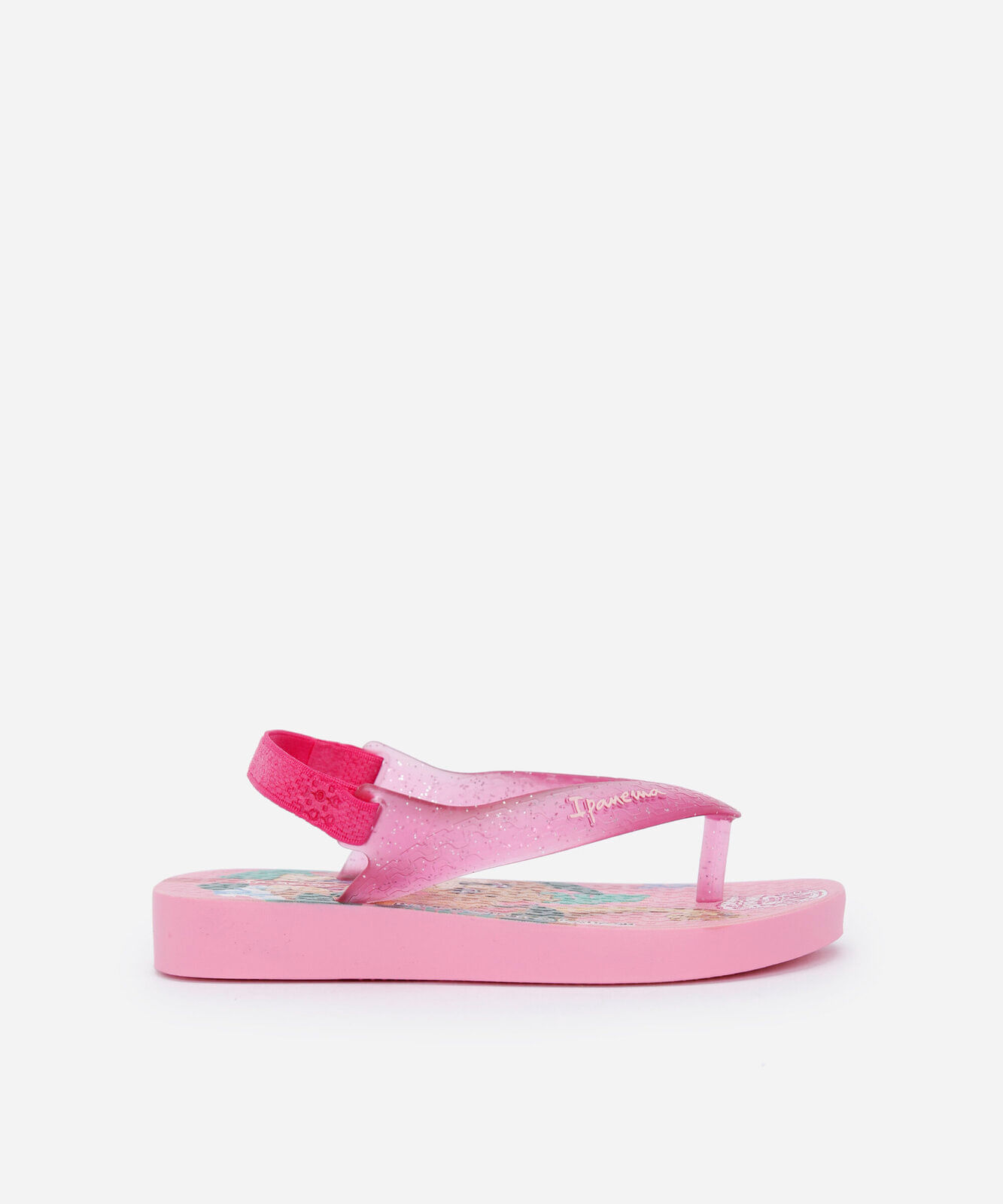 chinelo infantil ipanema com elástico patrulha canina rosa