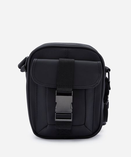 bolsa shoulder bag pu com bolso preta UNICO