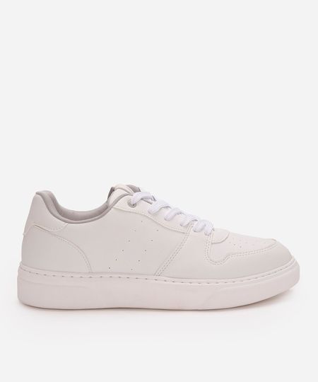 tênis masculino casual cano baixo branco 38